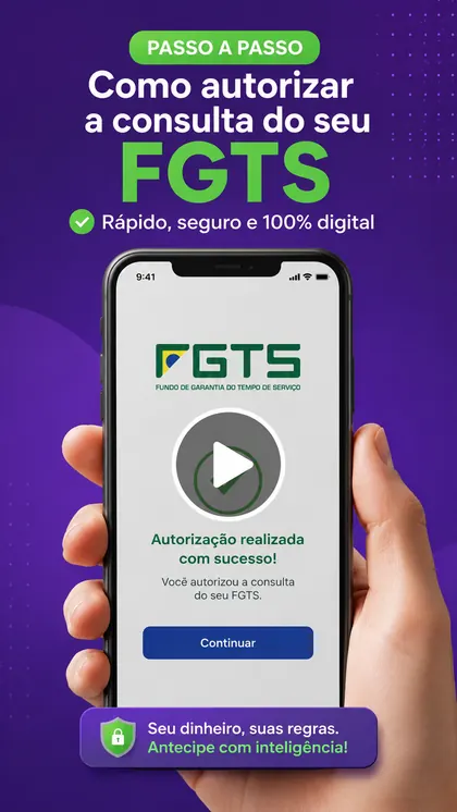 Como autorizar consulta do FGTS no aplicativo